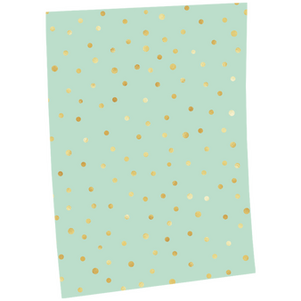 Geschenkpapier DIN A2 (420 x 594 mm) mit Goldpunkte-Motiv