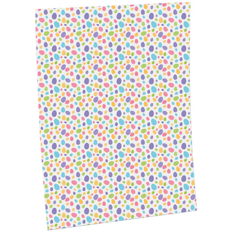 Geschenkpapier DIN A3 (297 x 420 mm) mit buntem Ostereier-Motiv