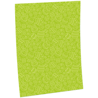 Geschenkpapier DIN A3 (297 x 420 mm) mit gr&uuml;nem Ostereier-Motiv