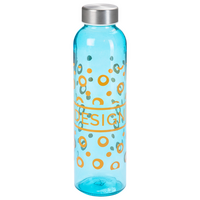 Glasflasche mit Edelstahlverschluss bedruckt