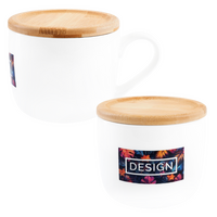 Tasse bedruckt von vorn und seitlich