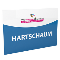 Hartschaumplatte 40 x 30cm, 4/0-farbig bedruckt