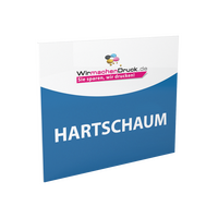 Hartschaumplatte 50 x 50cm, 4/0-farbig bedruckt