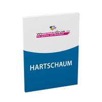 Hartschaumplatte 50 x 70cm, 4/0-farbig bedruckt