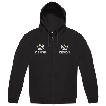 Herren-Sweatjacke, Basic - B&C Collection, mit zwei Druck- oder Stickpositionen