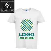 Herren-T-Shirt Basic, weiß - B&C Collection, mit einer Druckposition