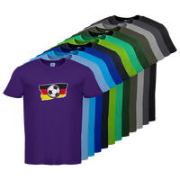 Tshirt, farbig bedruckt, Vorderseite, verschiedene Farben
