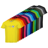 Tshirt, farbig bedruckt, Vorderseite, verschiedene Farben