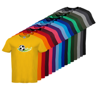 Tshirt, farbig bedruckt, Vorderseite, verschiedene Farben