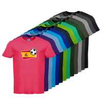 Tshirt, farbig bedruckt, Vorderseite, verschiedene Farben