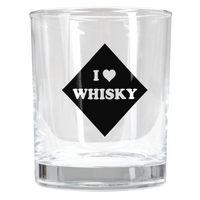 Whiskyglas Siebdruck
