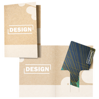 Kartenhülle Basic 7,5 x 10,5 cm, 1/1-farbig (weiß) bedruckt