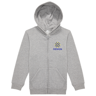 Kinder-Sweatjacke, Basic - B&C Collection, mit einer Druck- oder Stickposition