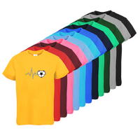 Tshirt, farbig bedruckt, Vorderseite, verschiedene Farben