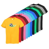 Tshirt, farbig bedruckt, Vorderseite, verschiedene Farben
