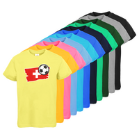 Tshirt, farbig bedruckt, Vorderseite, verschiedene Farben