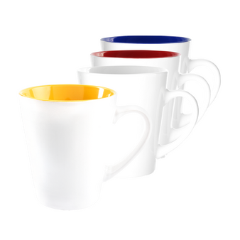Konische Tasse farbig