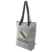 Kühltragetasche mit Klettverschluss und Reißverschlussfach