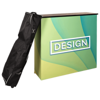 LED-Messetheke bedruckt inkl. Tasche