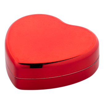Lippenbalsam Herzform rot, unbedruckt