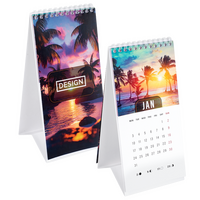 Monatstischkalender zum Aufstellen 13 Blatt (12 Monate + Deckblatt) Sonderformat (105 x 443 mm)