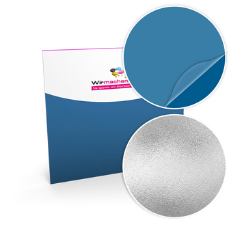 Flyer, farbig bedruckt, Form