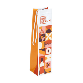 Papiertragetaschen mit PP-Kordeln, 10 x 40 x 10 cm