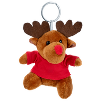 Rentier mit roter Nase und T-Shirt unbedruckt