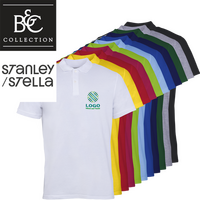 Poloshirt Herren, Organic - mit VIER Stickpositionen