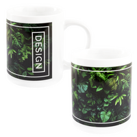 Tasse bedruckt von vorn und seitlich