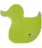 postkarten-stanzform-ente