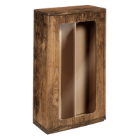 Praesentkarton, Holz mit Sichtfenster