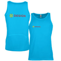 Roly - Herren-Sport-Tanktop mit zwei Druckpositionen
