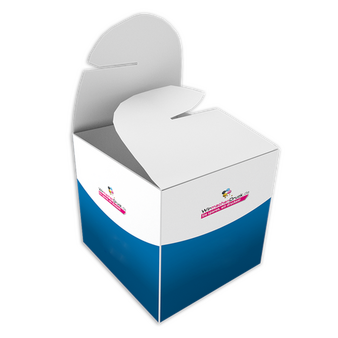 Schleifenverpackung (8 cm x 6,5 cm x 5,5 cm) einseitig bedruckt 4/0-farbig