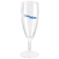 Sektglas frontal Siebdruck