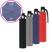 Slim-Taschenschirm, Auf-Zu-Automatik, 4/0-farbig, 2 Segmente bedruckt