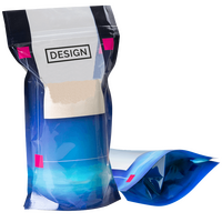 Standbodenbeutel 100 ml (9 cm x 16 cm x 6 cm) mit individueller Bodenfalte