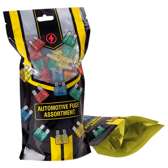 Standbodenbeutel 100 ml (9 cm x 16 cm x 6 cm) mit individueller Bodenfalte mit Euroloch