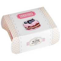 Tortenbox M (13,1 x 12 x 7,7 cm) einseitig bedruckt 4/0-farbig