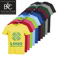 T-Shirt Herren Basic, farbig - B&C Collection, mit einer Druckposition