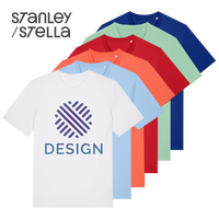 T-Shirt Herren, Organic - Stanley/Stella, mit einer Druckposition