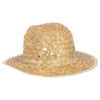 Unisex-Cowboy-Strohhut natur, ohne Werbeanbringung