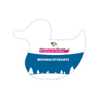 weihnachtskarten-stanzform-ente-mit-partieller-uvlackveredelung