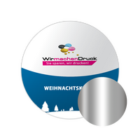 weihnachtskarten-stanzform-rund-durchmesser-14-cm-fussball-volleyball-mit-heissfolienpraegung-silber