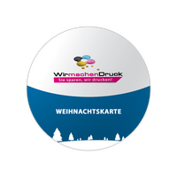 weihnachtskarten-stanzform-rund-durchmesser-14-cm-fussball-volleyball-mit-partieller-uvlackveredelung