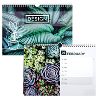 Wochenkalender 58 Seiten (52 Wochen + Deckblatt + 2 Zusatzblätter) DIN A6 quer (148 x 105 mm)