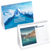 Wochentischkalender zum Aufstellen 58 Seiten (52 Wochen + Deckblatt + 2 Zusatzblätter) DIN A6 quer (148 x 105 mm)