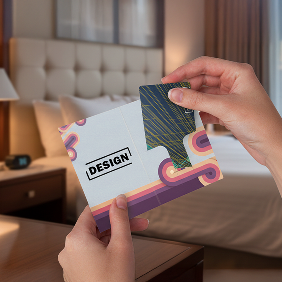 Anwendungsbeispiel Kartenhülle Basic für Hotelkarte