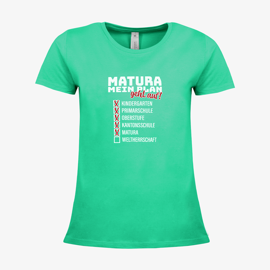 T-Shirt Matura Damen Premium BC Collection kellygreen