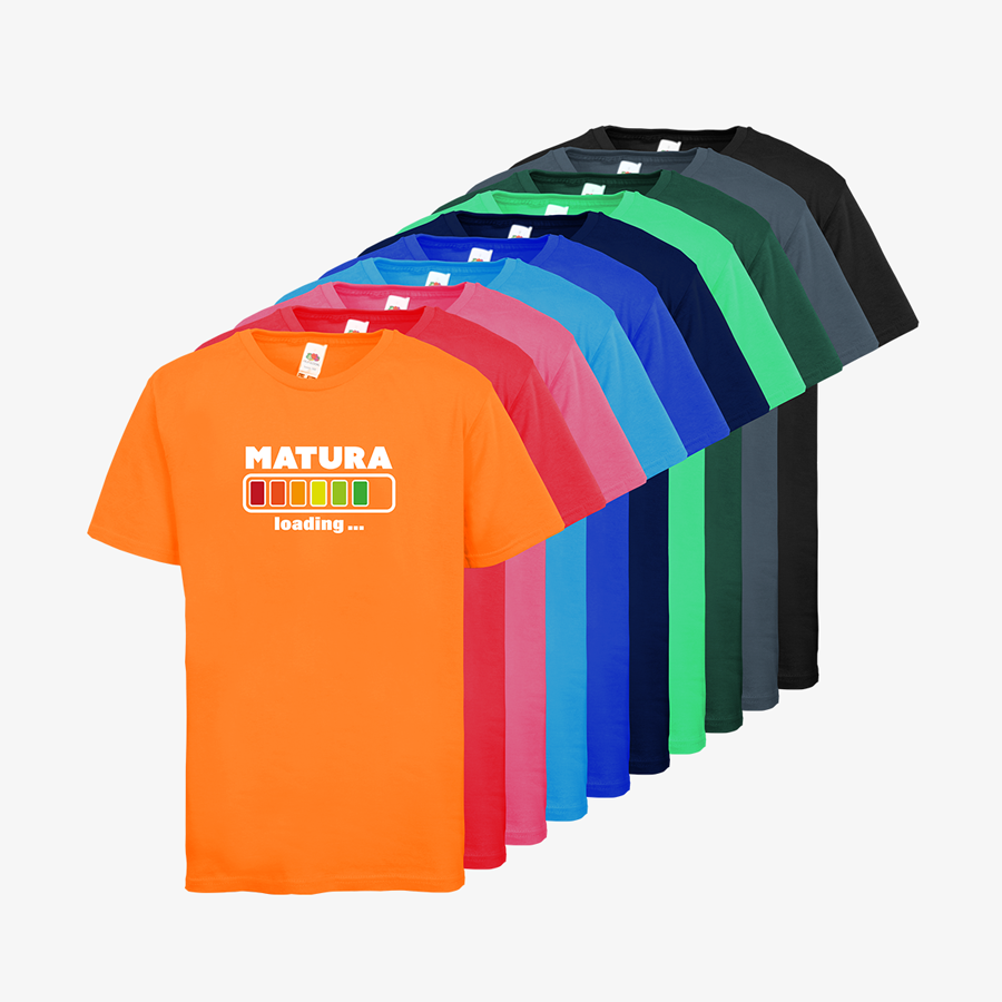 T-Shirts mit Standmotiven Matura loading für Jugendliche Sortiment